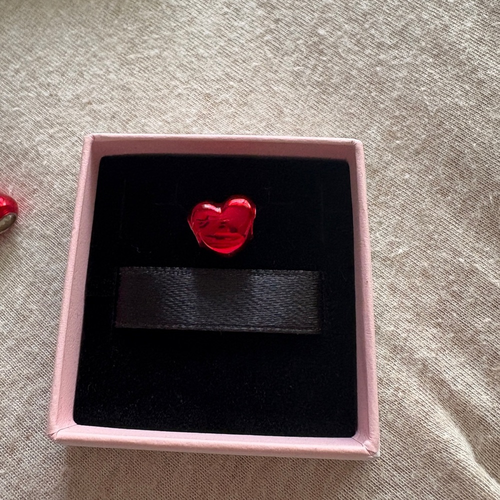 Heart-Shaped Red Pendant